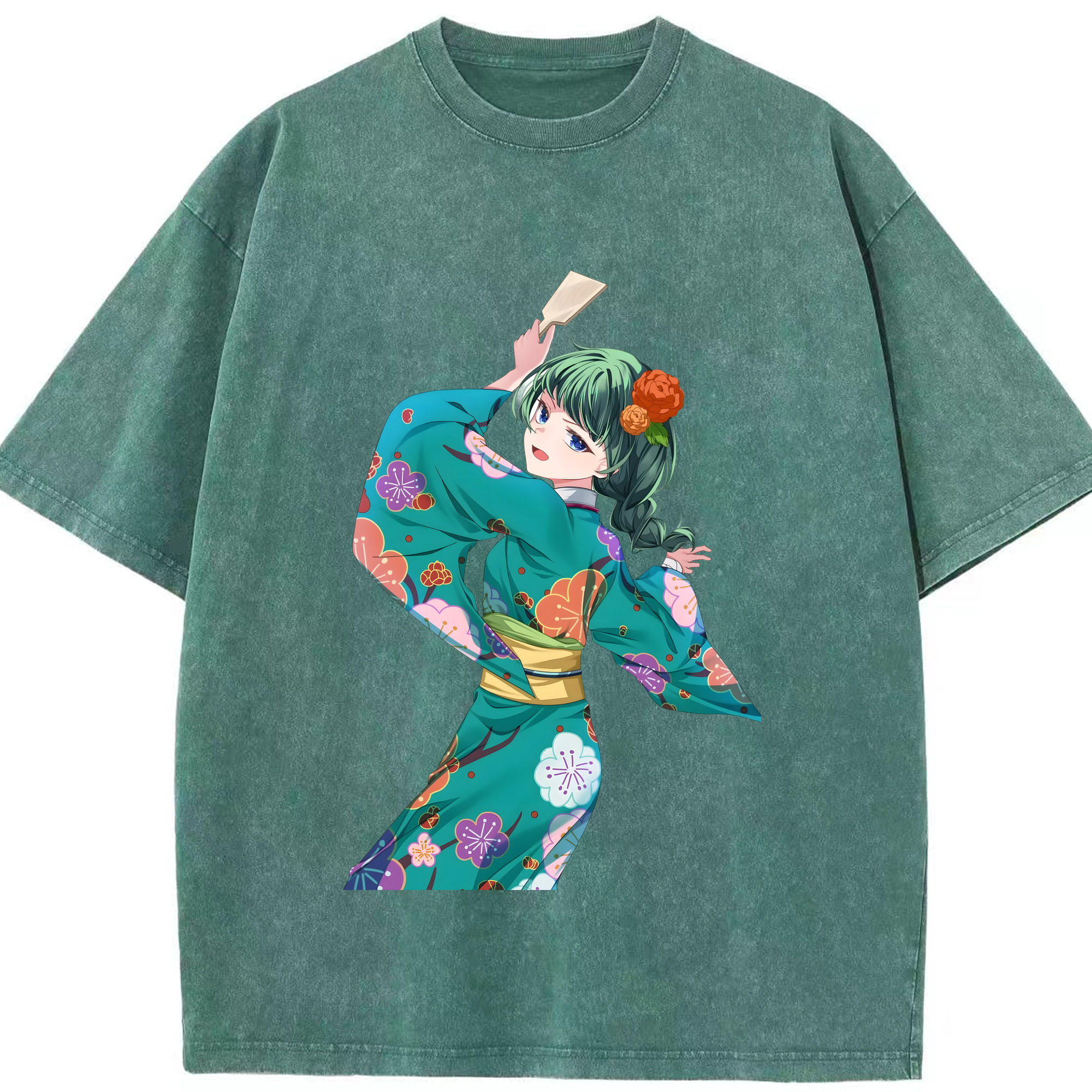 （画像用） 薬屋のひとりごと The Apothecary Diaries 綿100% ヴィンテージ風 半袖Tシャツ（フロントプリント）